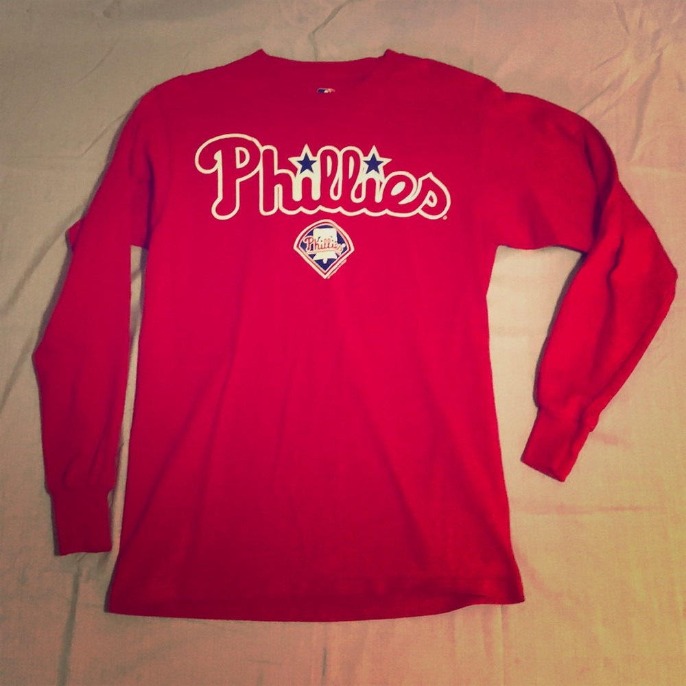 Phillies Long Sleeved T Shirt Size Small
